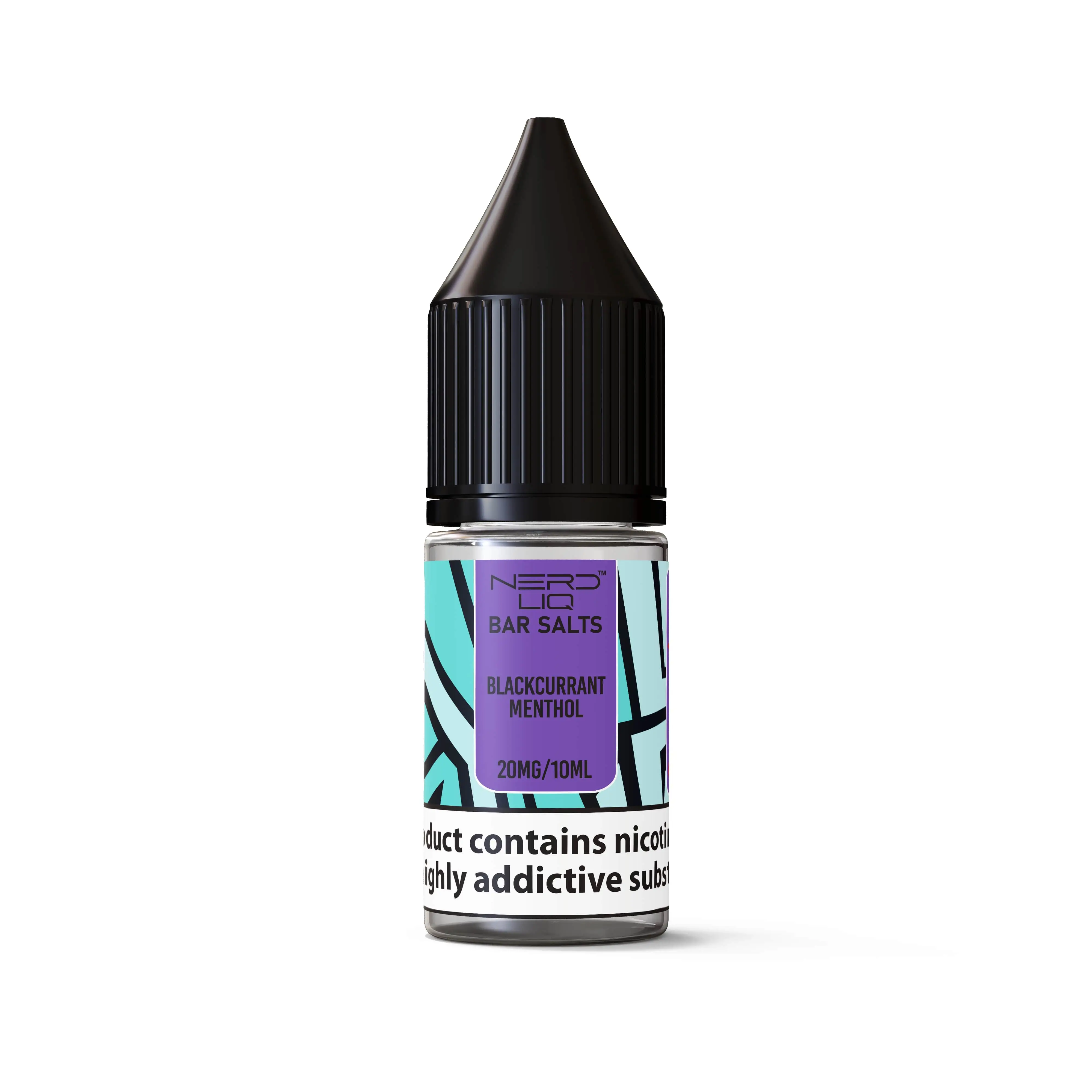  Blackcurrant Menthol Nic Salt E-liquid by Nerd Liq 10ml 